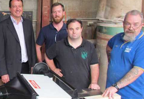 Men’s Shed volunteers mentor young men with intellectual disability