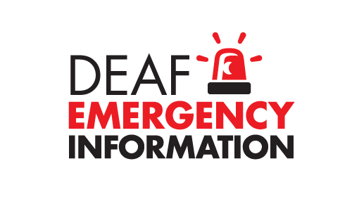 Deaf emergency information in Auslan and written English